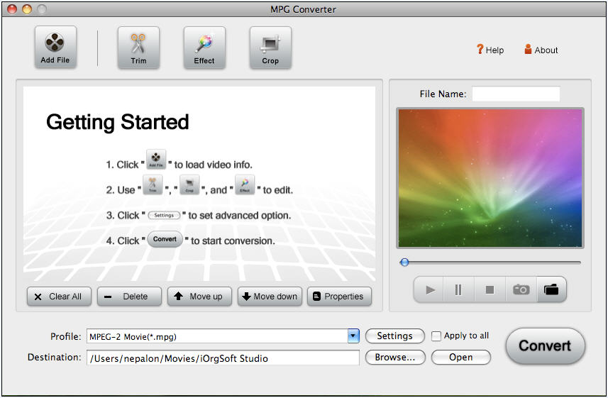 mpg to mov converter for mac